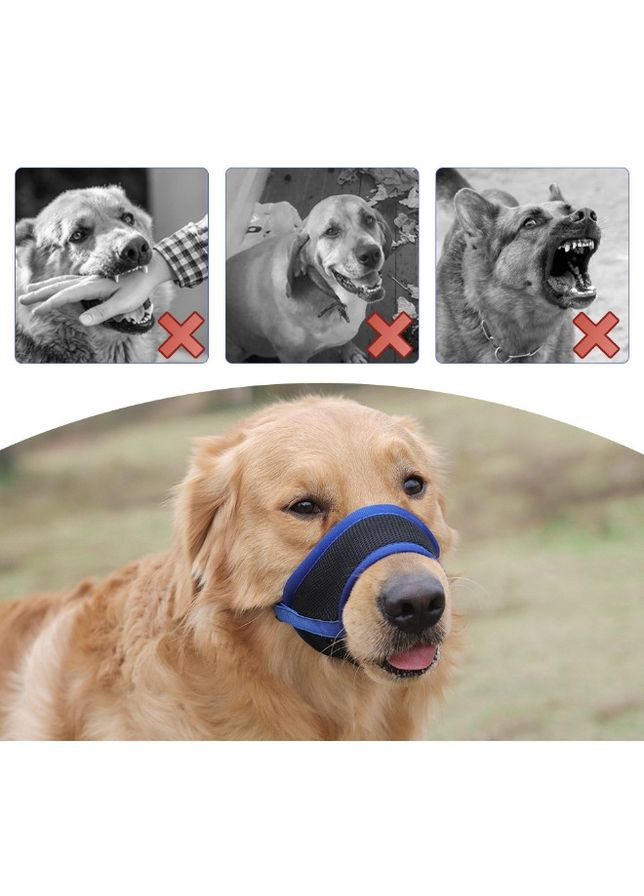 Намордник для котов и кошек тканевый Pet Style "Urban" Серый XL No Brand - (323235195)