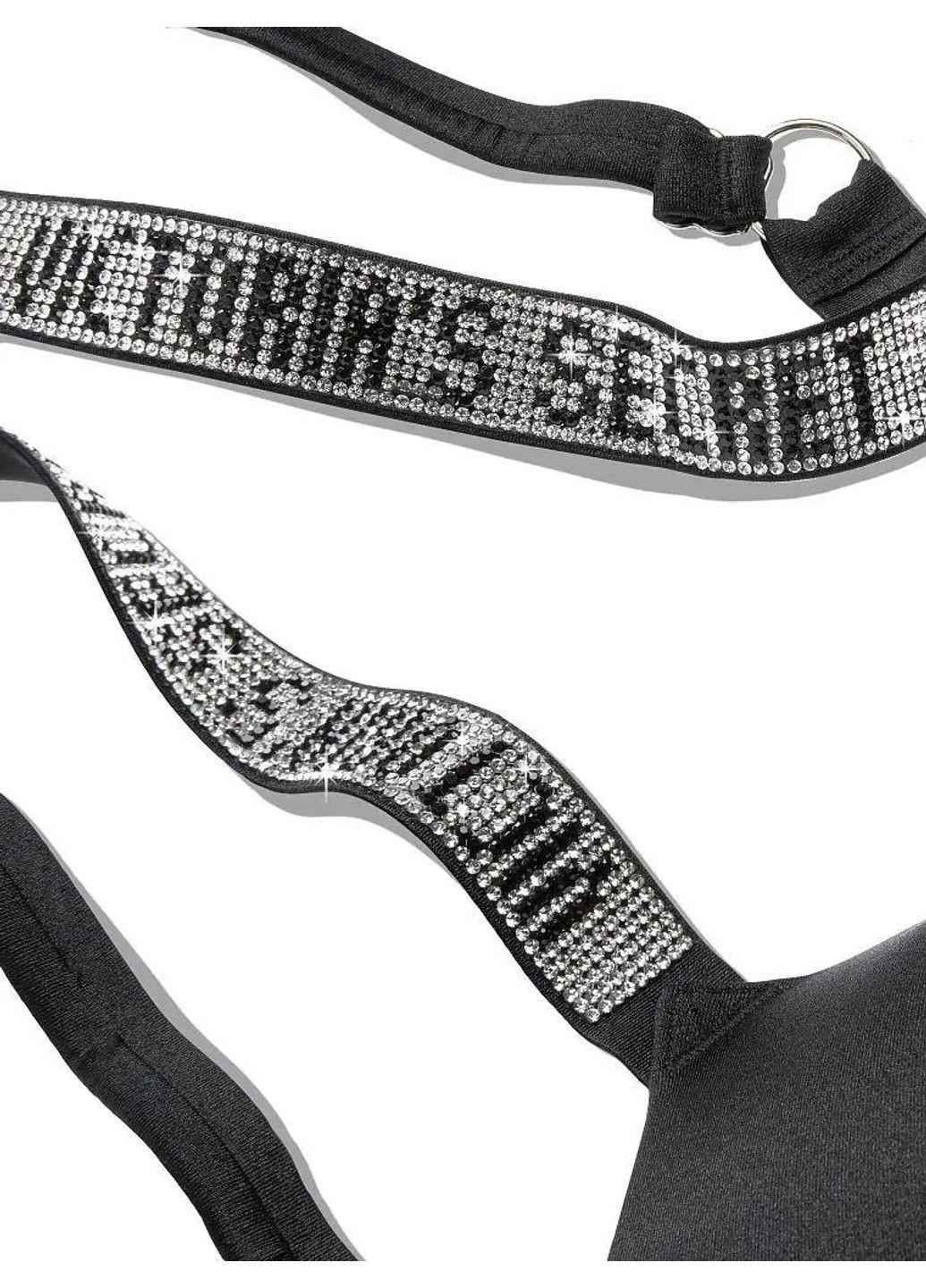 Черный купальник bombshell 2 cup push-up & brazilian bottom раздельный Victoria's Secret