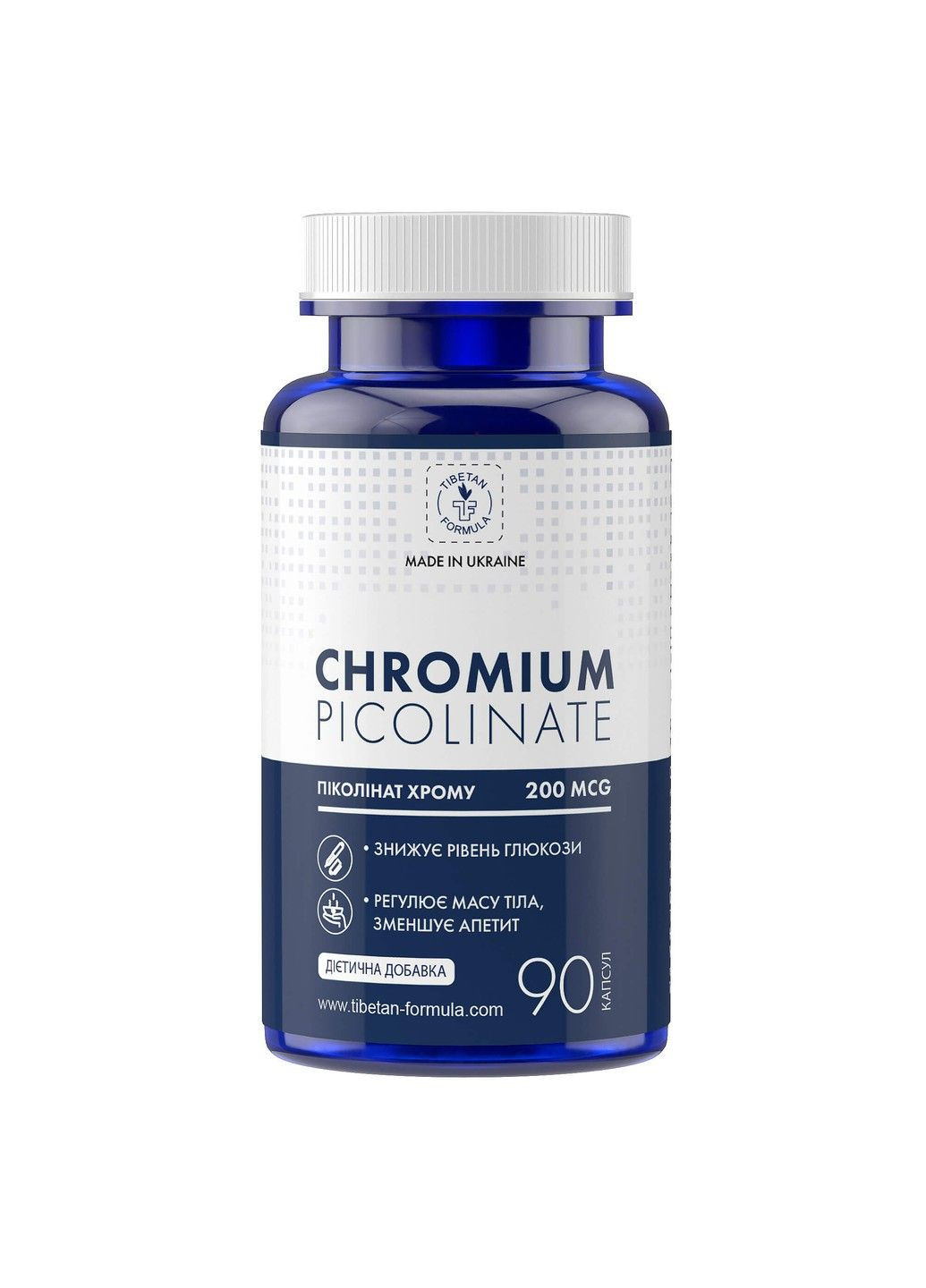 Пиколинат хрома 200 мкг 90 капсул Тибетская формула Tibetan Formula (316701543)