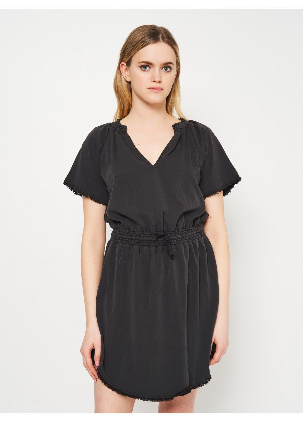 Темно-сіра кежуал сукня Dex однотонна