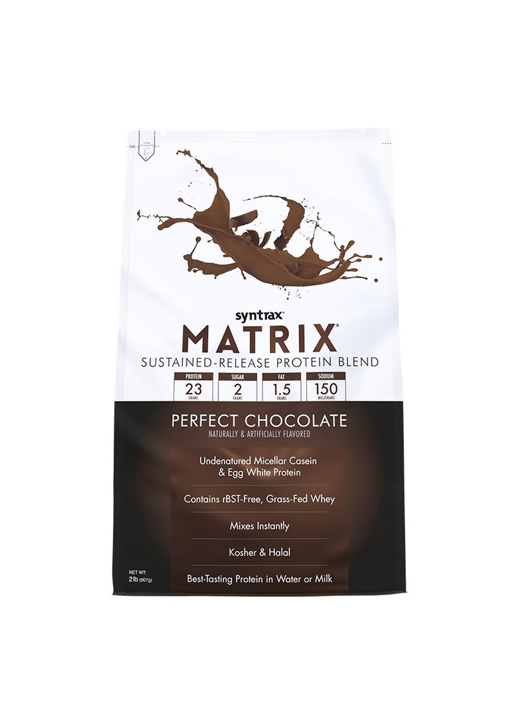 Протеин Matrix, 907 грамм Шоколад Syntrax (293340640)
