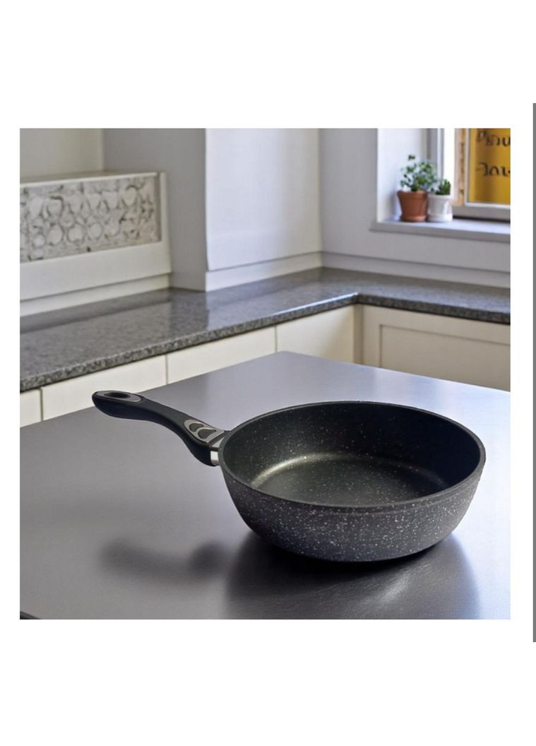 Сковорода глибока BN-480 Мармурове антипригарне покриття 28x7 см Benson (356510932)