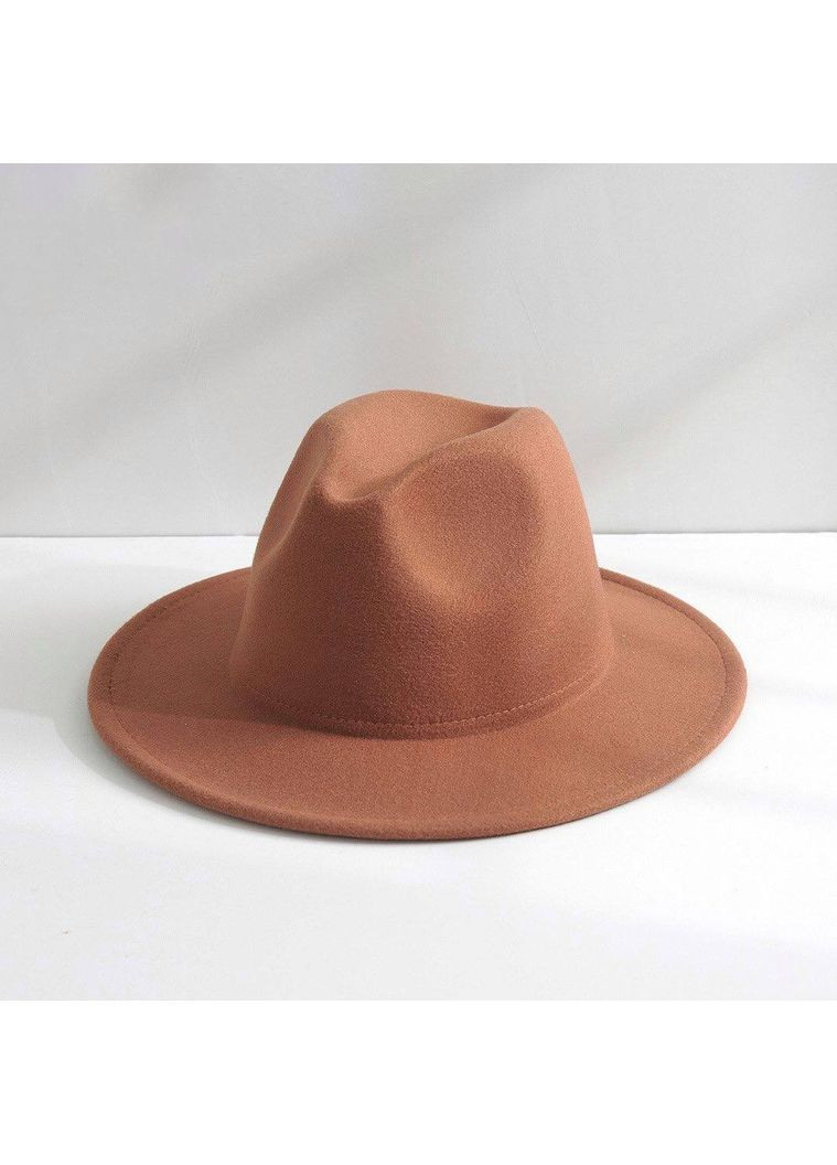 Шляпа Федора унисекс с регулировкой размера (поля 7 см) демисезон No Brand (362346126)