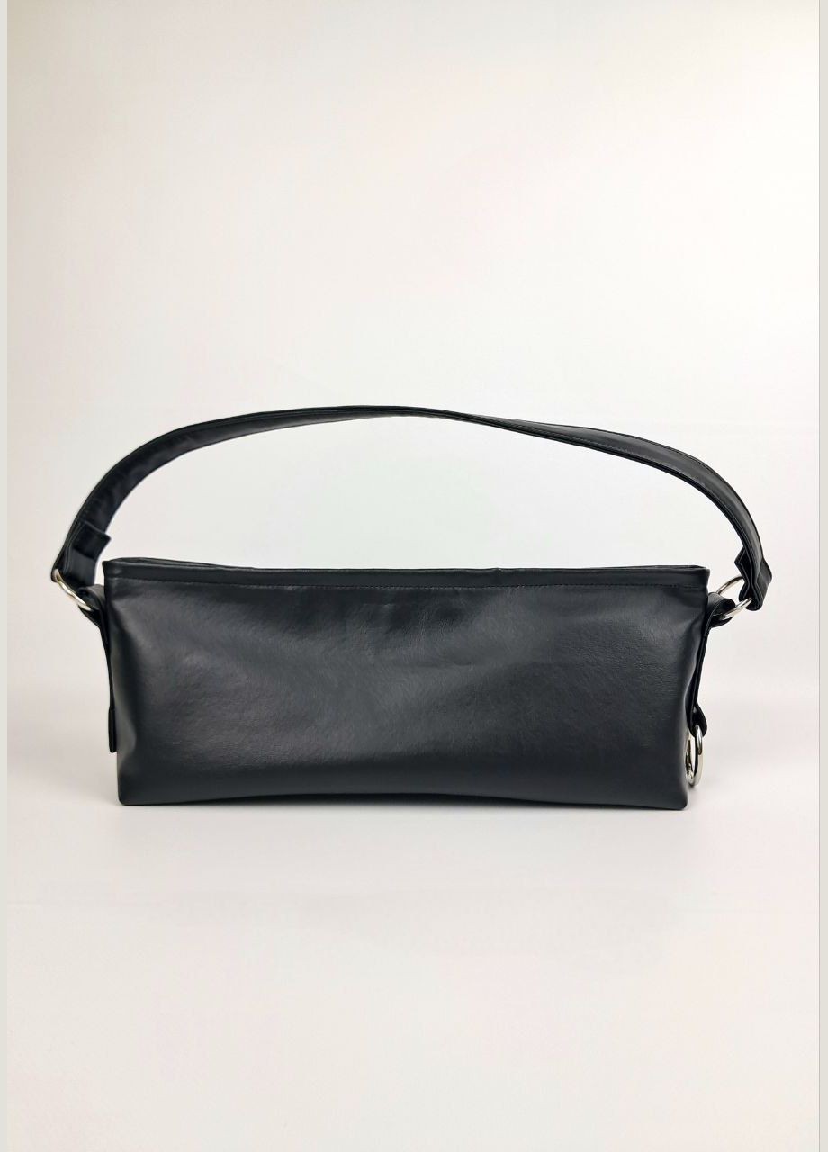 Сумка жіноча екошкіра чорна на плече No Brand (328288219)