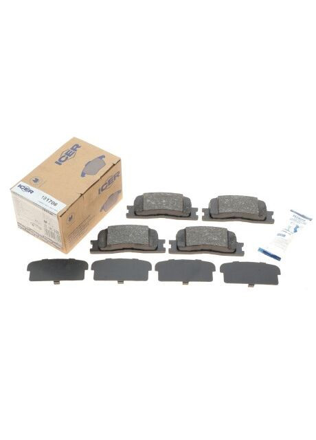 Колодки тормозные (задние) Toyota Camry 01-11/Highlander 00-03/Lexus ES 96-06 181706 RU63 No Brand (340412528)