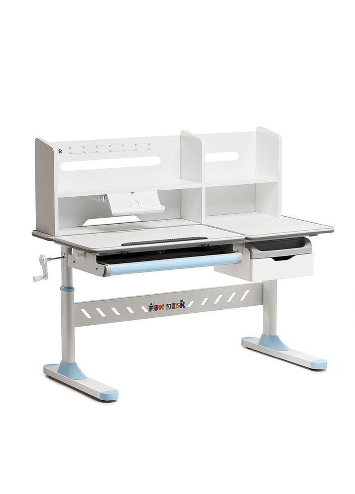 Парта-трансформер для підлітка Fiore II 1200 x 650 x 540 -760 мм Blue FunDesk (353690902)