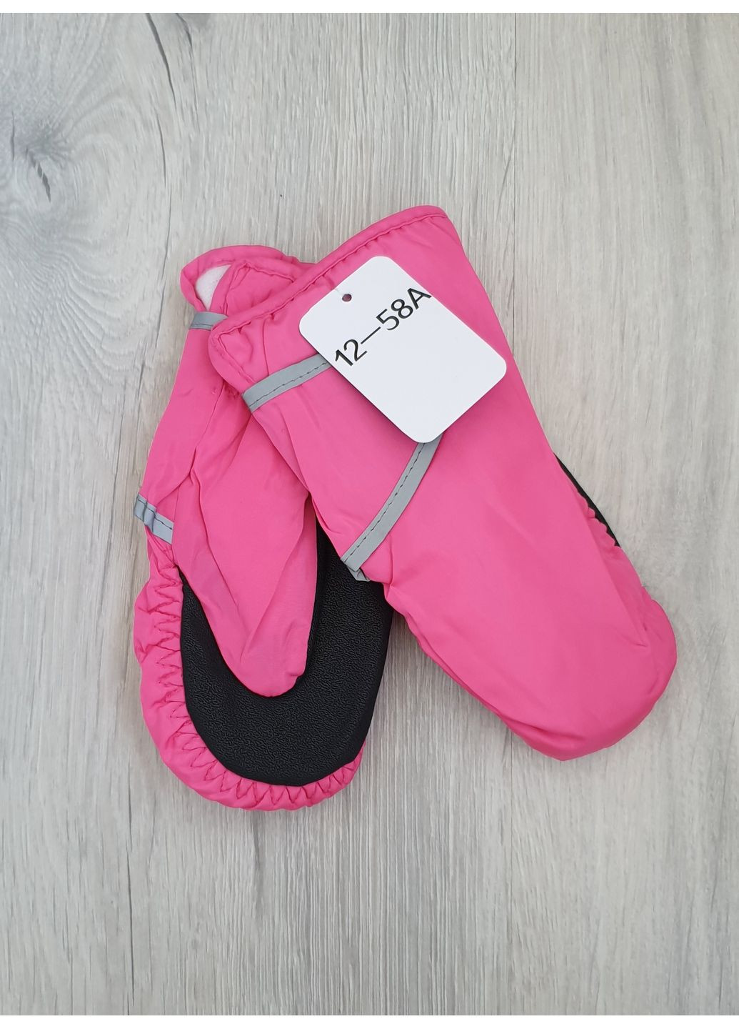 Балоновые перчатки на флисе для девочек 4-6 лет No Brand (363057910)