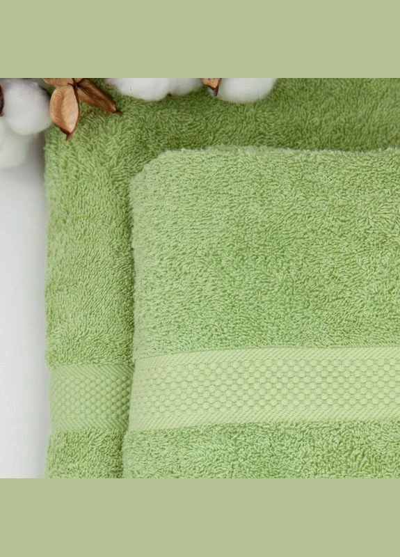 Рушник "Honey" 50*90 см (470 г/м2) Salad Green ТЕП салатовий