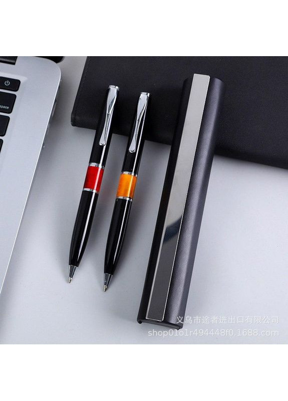 Ручка кулькова подарункова з імітацією каменю, металевий корпус, набір преміум No Brand (366197639)