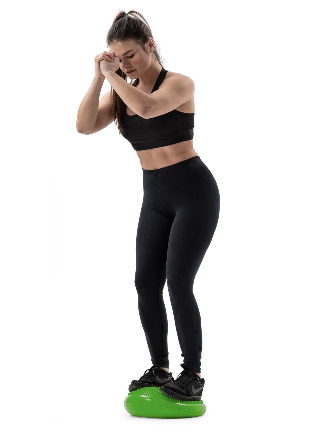 Балансировочная подушка HS-R034BC зеленая Hop-Sport (361953026)