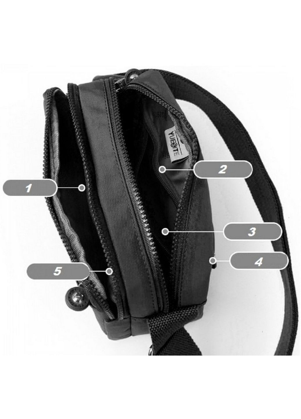 Невелика жіноча наплічна сумка, кроссбоді Confident (315869438)