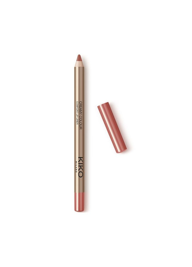 Кремовый стойкий карандаш NEW CREAMY COLOUR COMFORT LIP LINER - 04 Vintage Rose 1,2 г Kiko Milano (295066372)