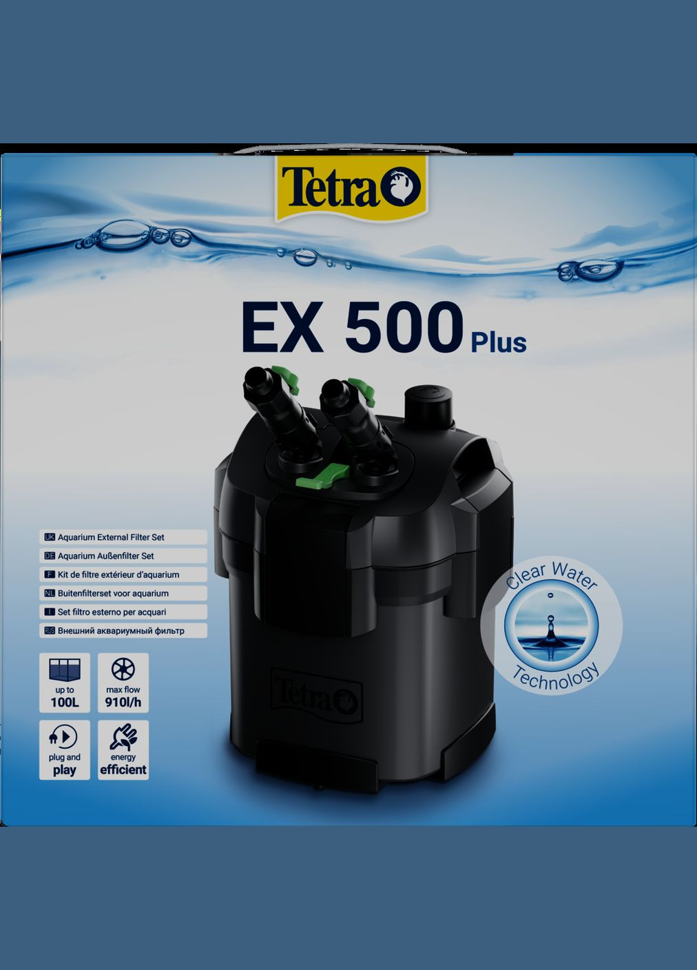 Наружный фильтр для аквариума External EX 500 Plus 5,5W, 910л/ч Tetra (292258720)