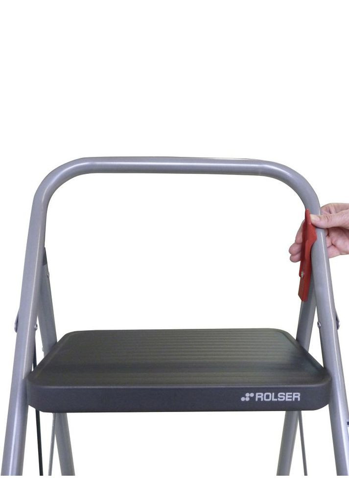 Лестница Taburete M/11 UNE 3 ступени Antracita (MET004-1021) Rolser (346532116)