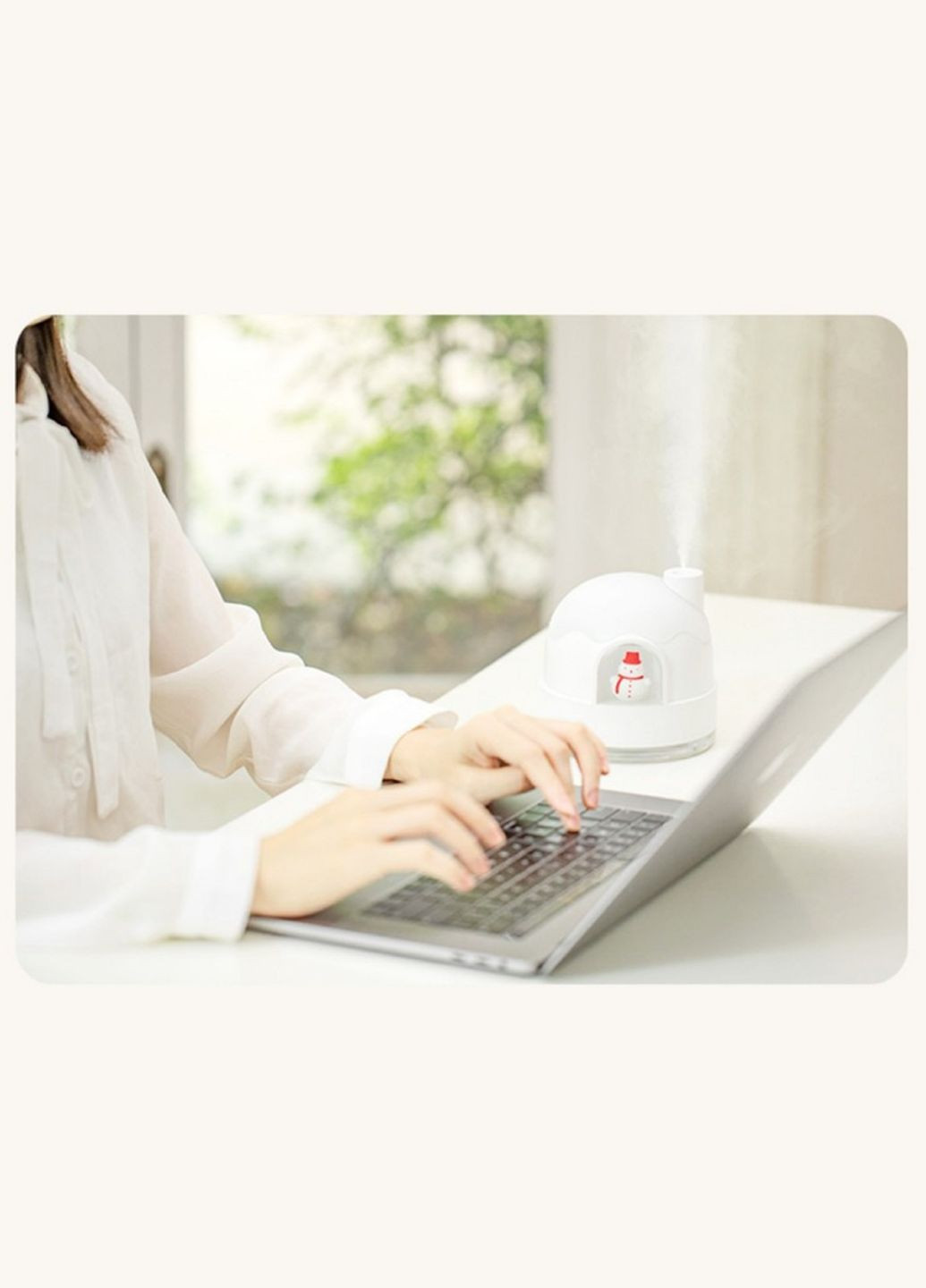 Увлажнитель воздуха Снеговик 350мл с батареей ВВ (315696365)