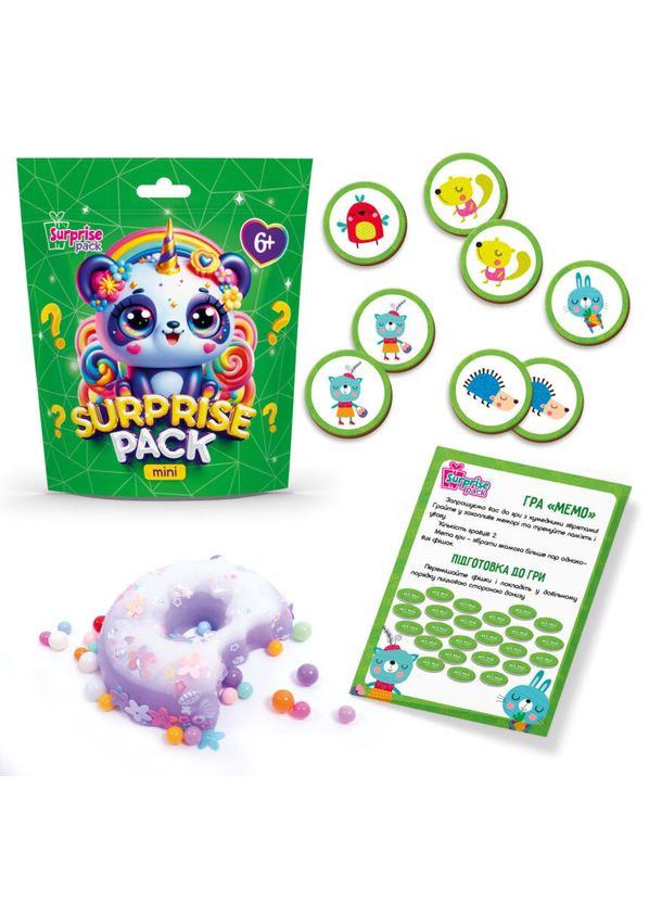 Ігровий набір-сюрприз "Surprise Pack Mini 4" VT8040-04 настільна гра та сквіш Vladi toys (356133585)