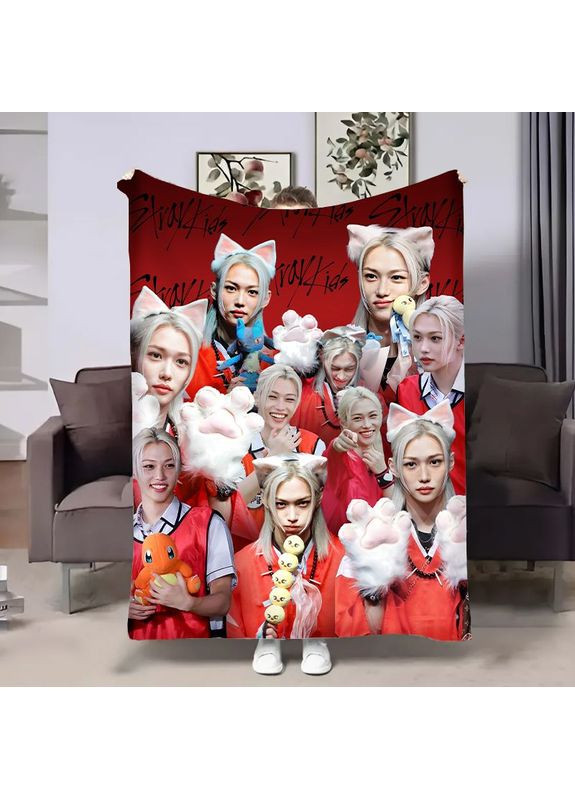 Плед 3D Stray Kids Felix 30852 180х215 см FlexDress (368762535)
