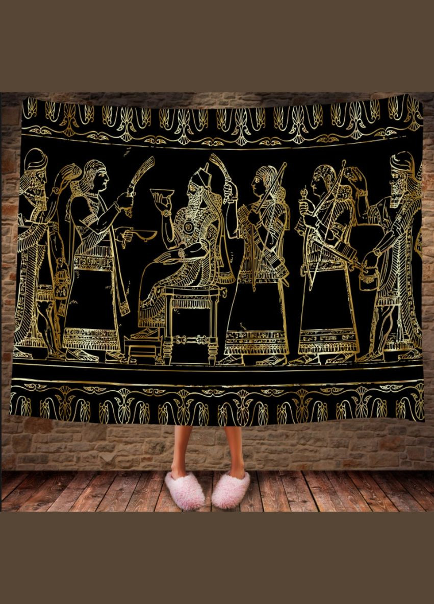 Плед з 3D принтом Папірус. Фараони Перша Креативна мануфактура PERFECTUS Плед (301869524)