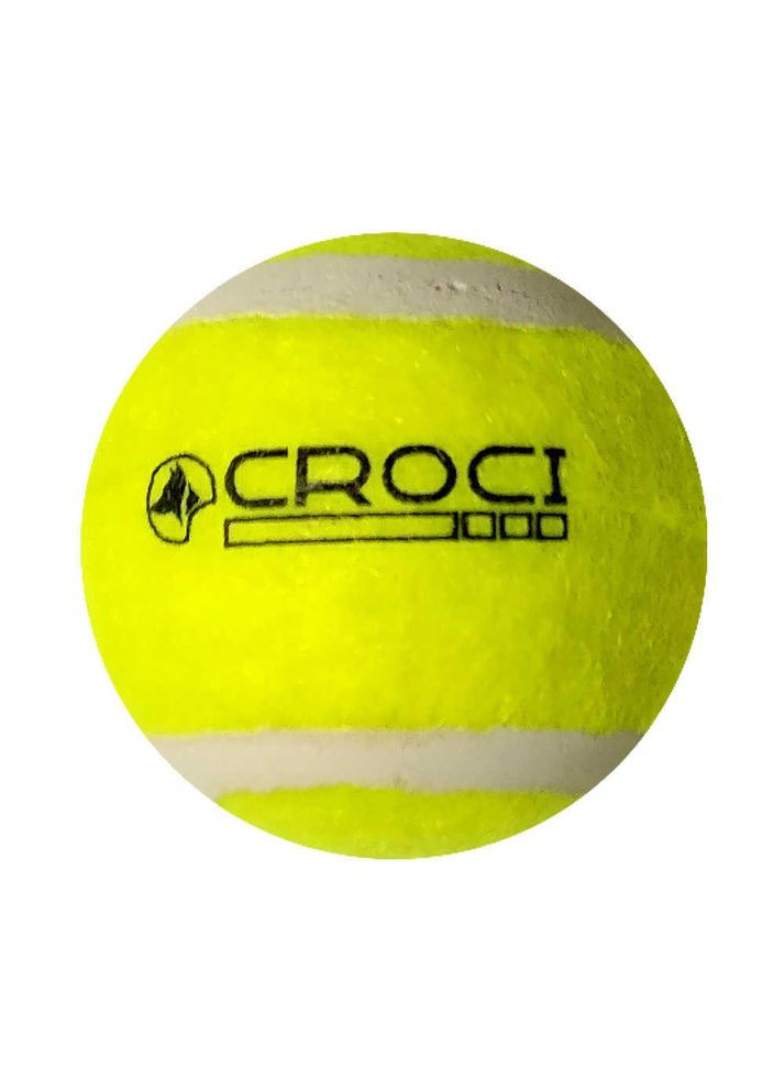 Игрушка для кошек мяч теннисный брендовый со звонком, 3,8 см C6098854 Croci (293153434)