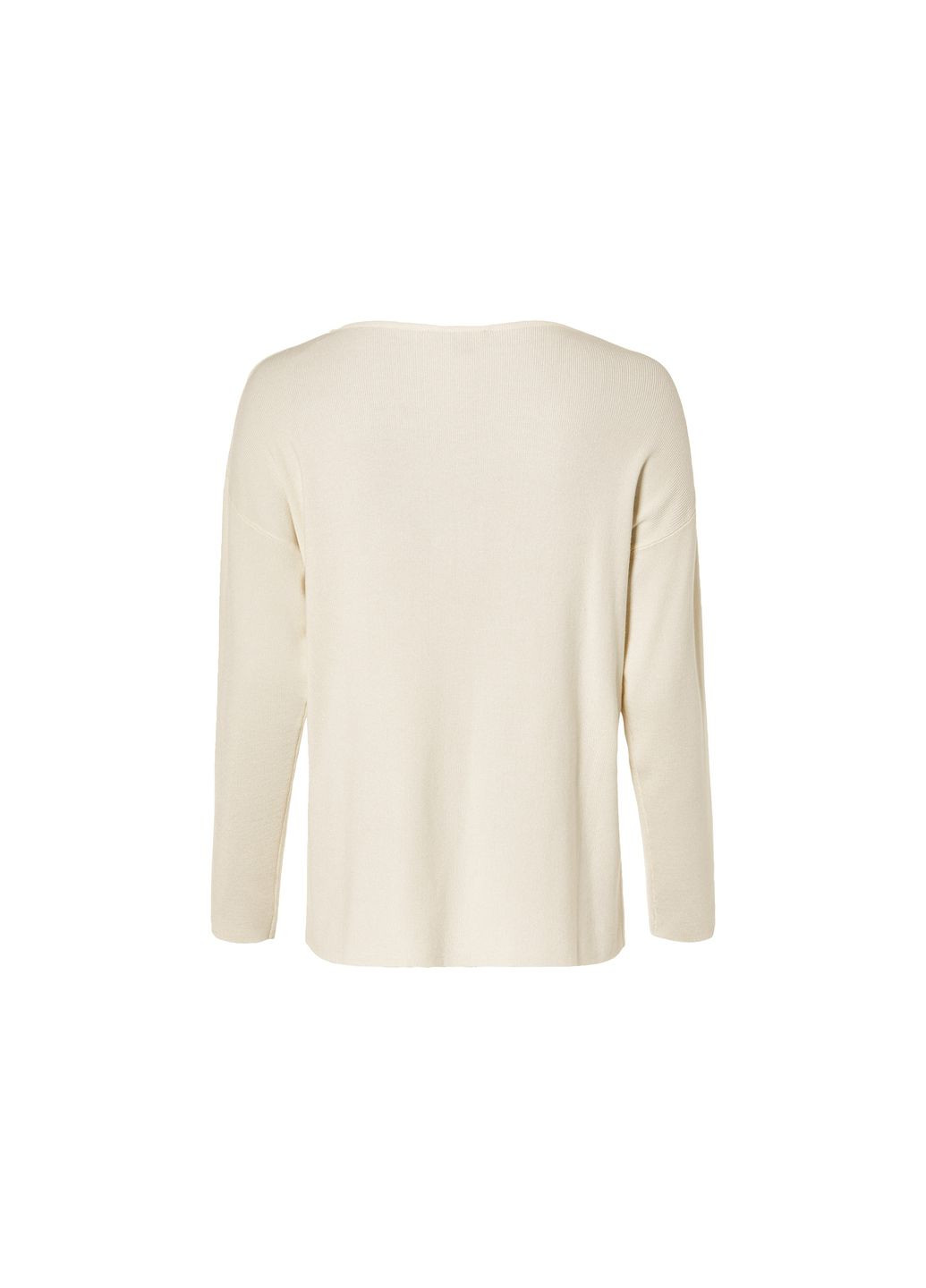 Белый демисезонный джемпер тонкой вязки с вискозой для женщины lenzing ecovero 450757 Esmara