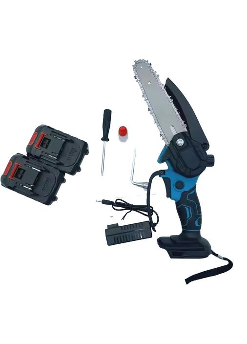 Аккумуляторная мини-пила 8 дюймов цепная пила для обрезки деревьев веткорез для сада с 2 аккумуляторами и кейсом (KS373) No Brand (361385293)