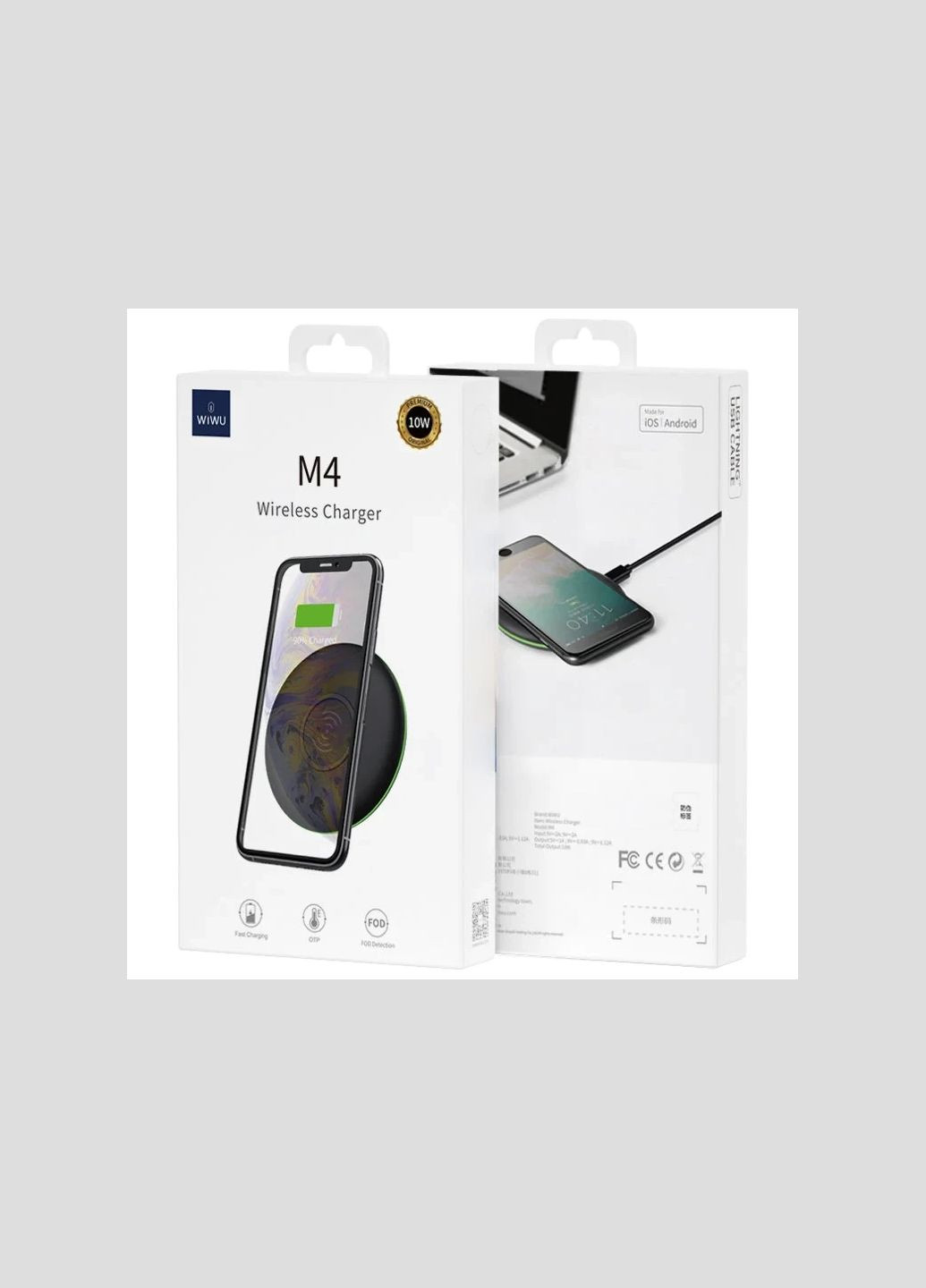 Беспроводное зарядное Wireless Charger MagSafe (M4) 10W WIWU (293346606)