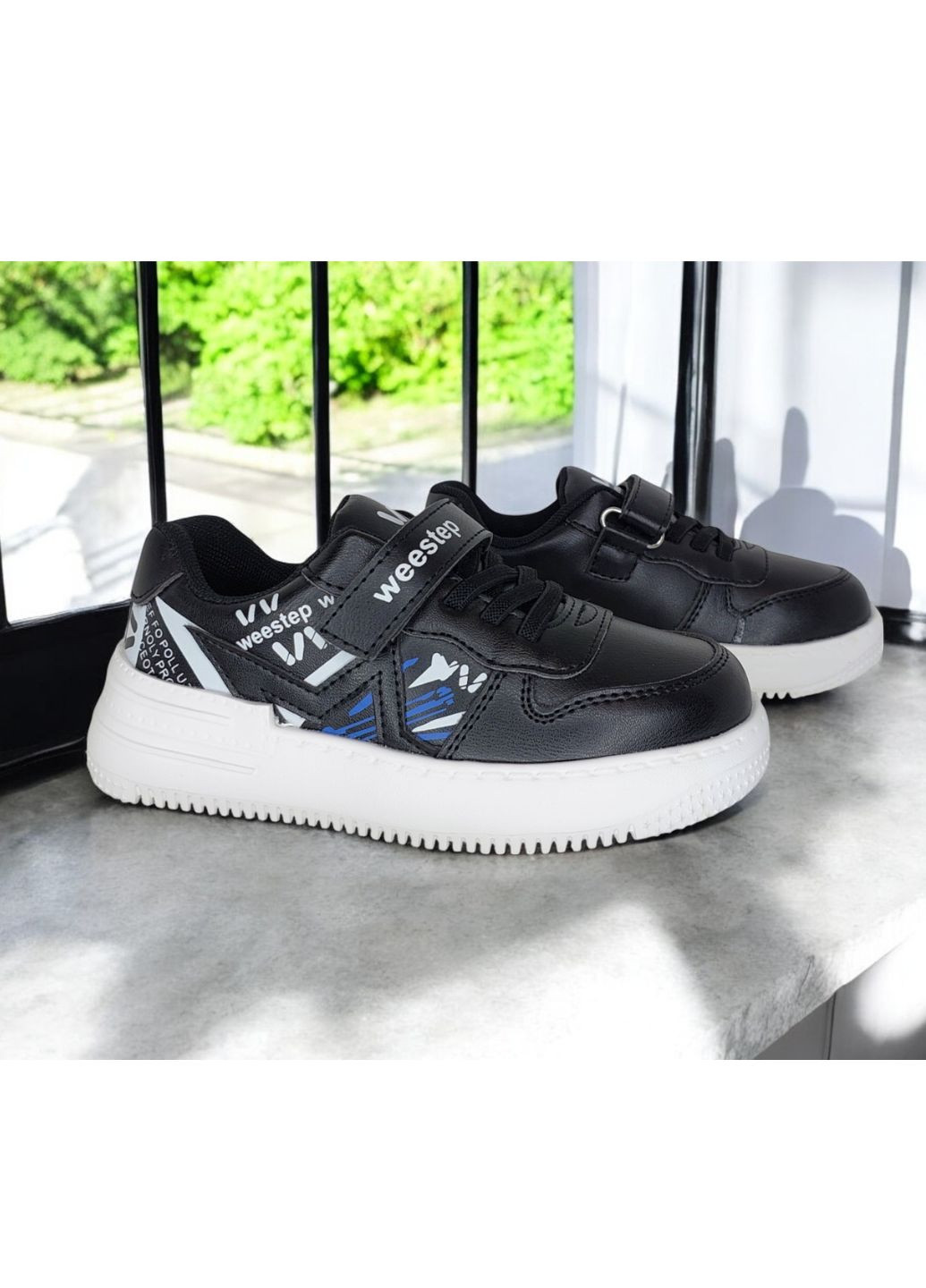 Черные всесезон кроссовки Weestep 3631BK