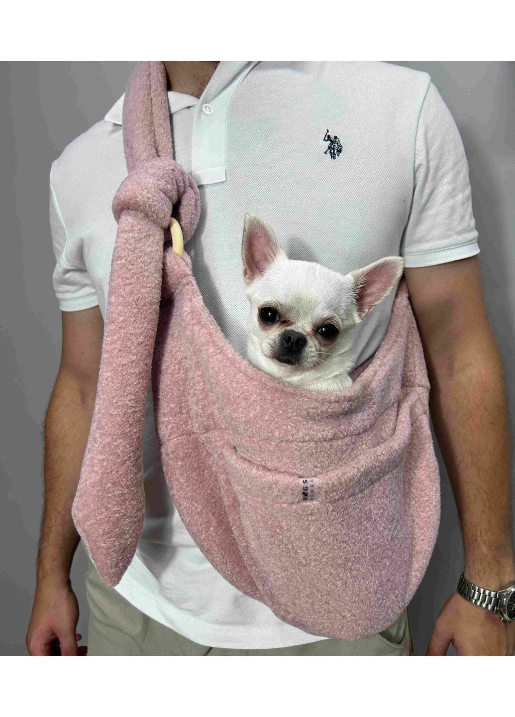 Слінг Teddy пудра S-92 Розмір 2 Dogs Bomba (370275625)