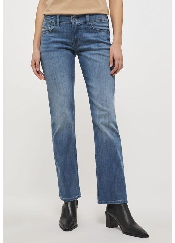 Стильные,классические джинсы светло-голубого цвета Girls Oregon Mustang - (363132853)