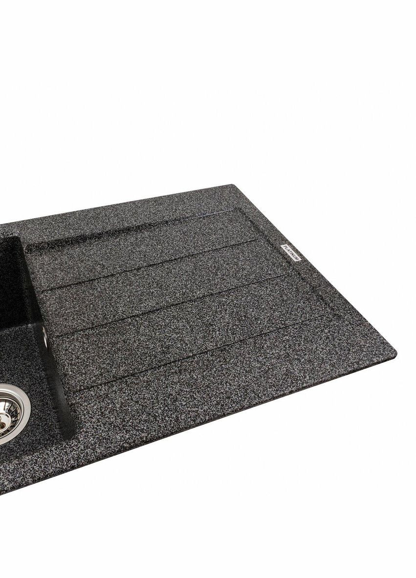 Гранитная мойка для кухни 7843 SOLID матовый Графит Valeso (342072038)