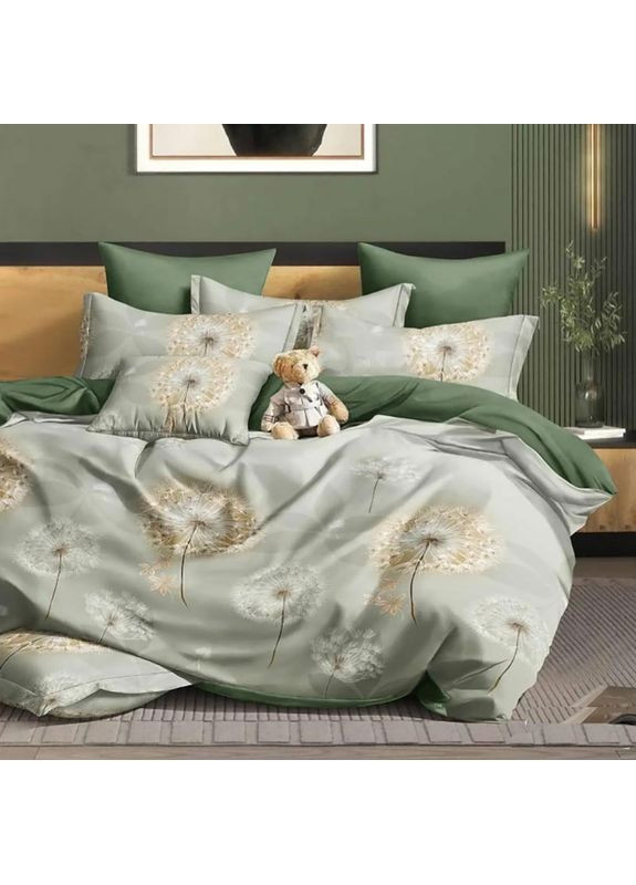 Постільна білизна Купава Сатин Двоспальна на резинці 560706-6 MERISET (363131756)