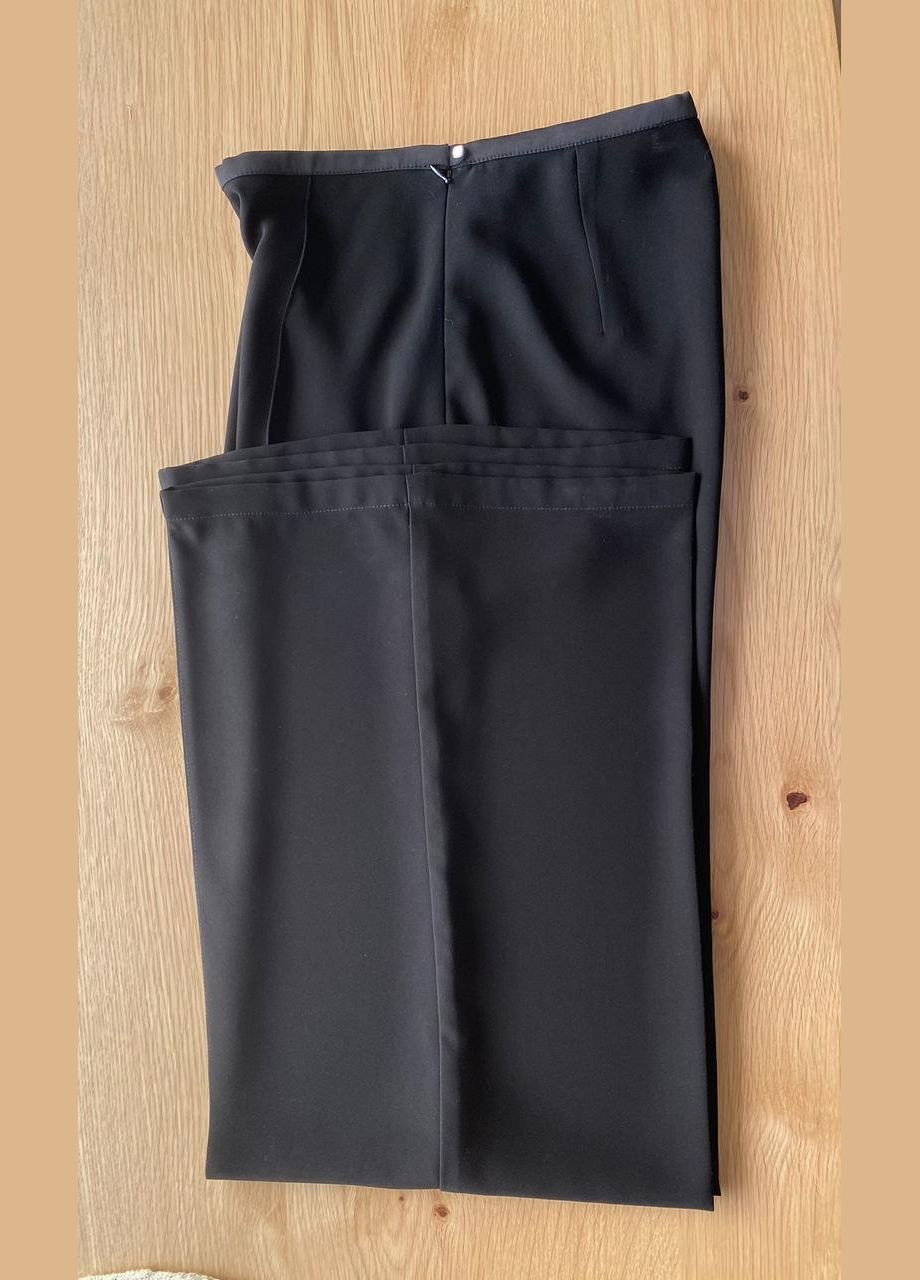 Жіночі класичні брюки палаццо чорні нарядні MKJL1157-1 Modna KAZKA (277159846)