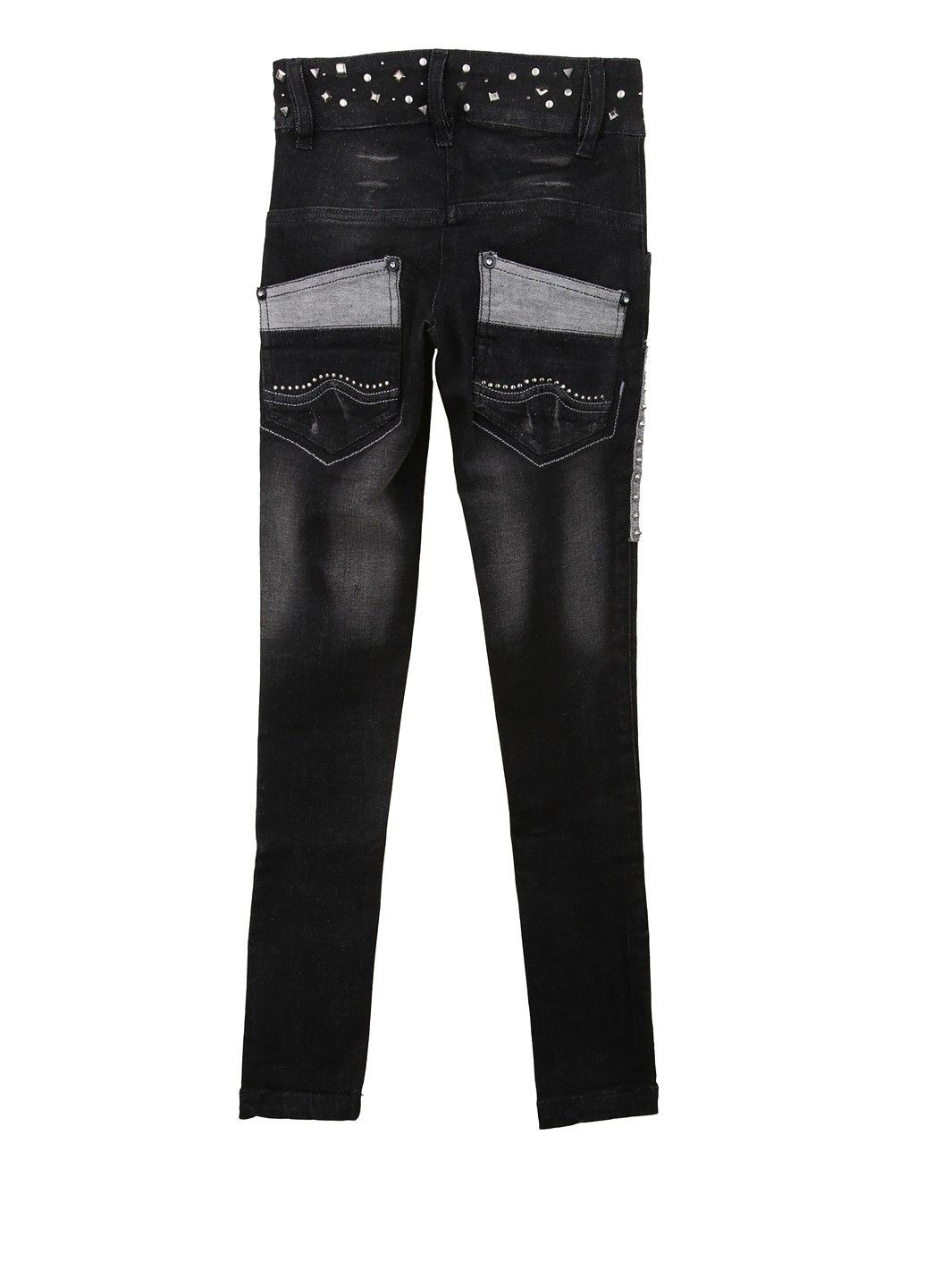 Темно-серые демисезонные джинсы Puledro