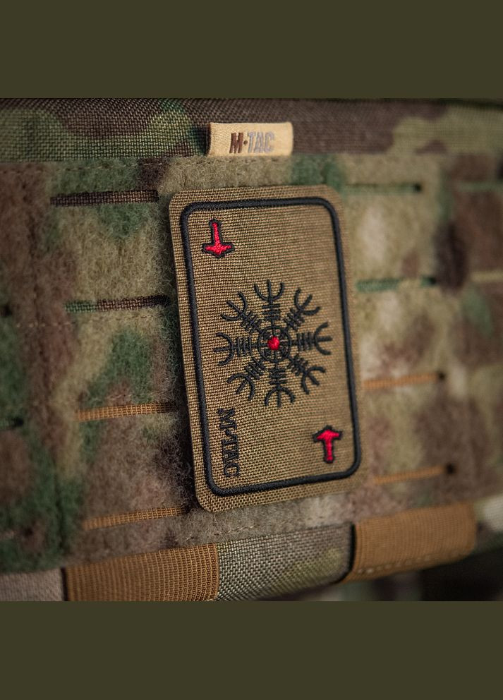 Нашивка карта Шолом Жаху (вишивка) Coyote M-TAC (315047622)