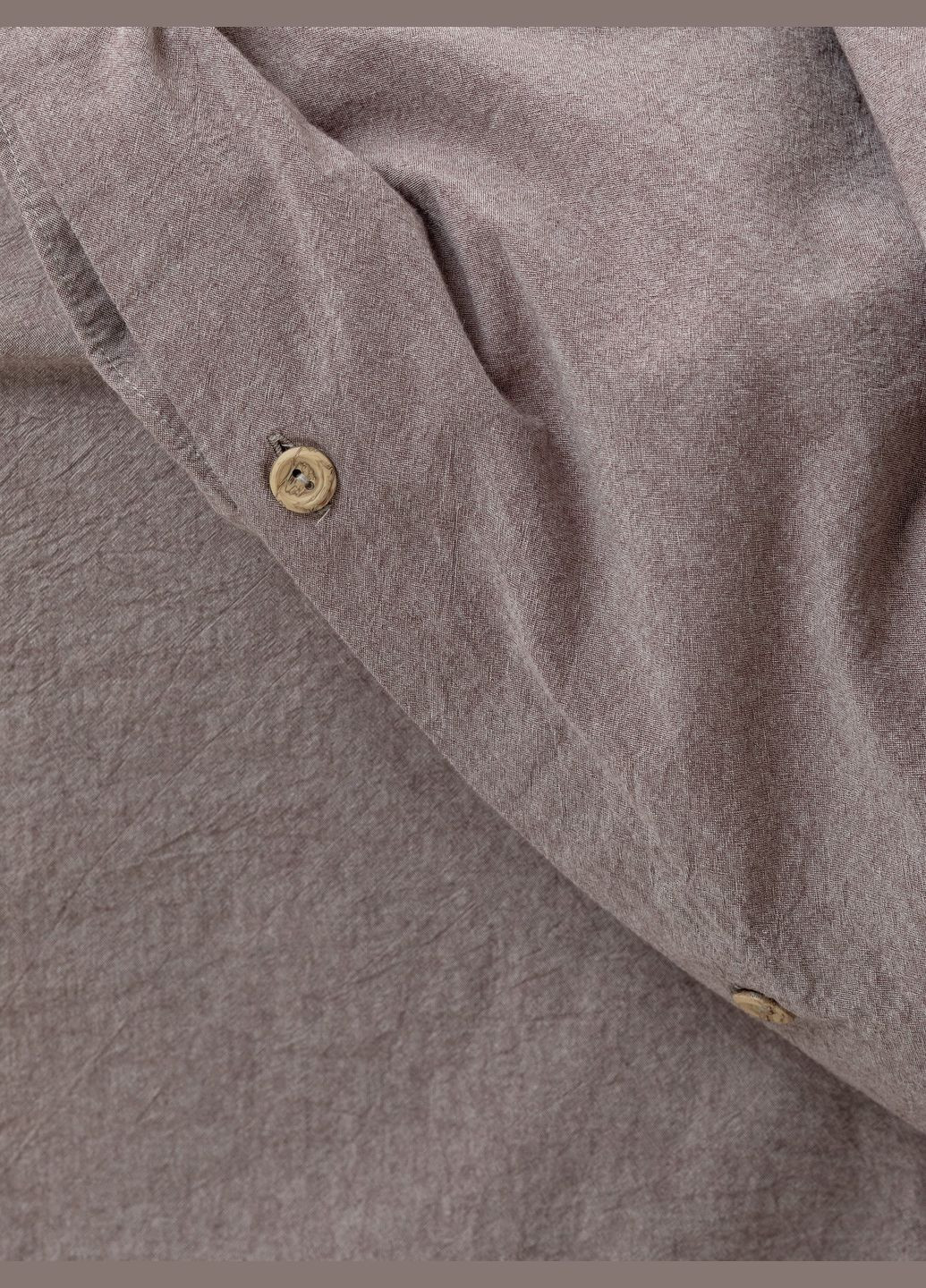 Комплект білизни з вареної бавовни Fossil євро-максі, Простирадло 200x200x30 Leglo (300370767)