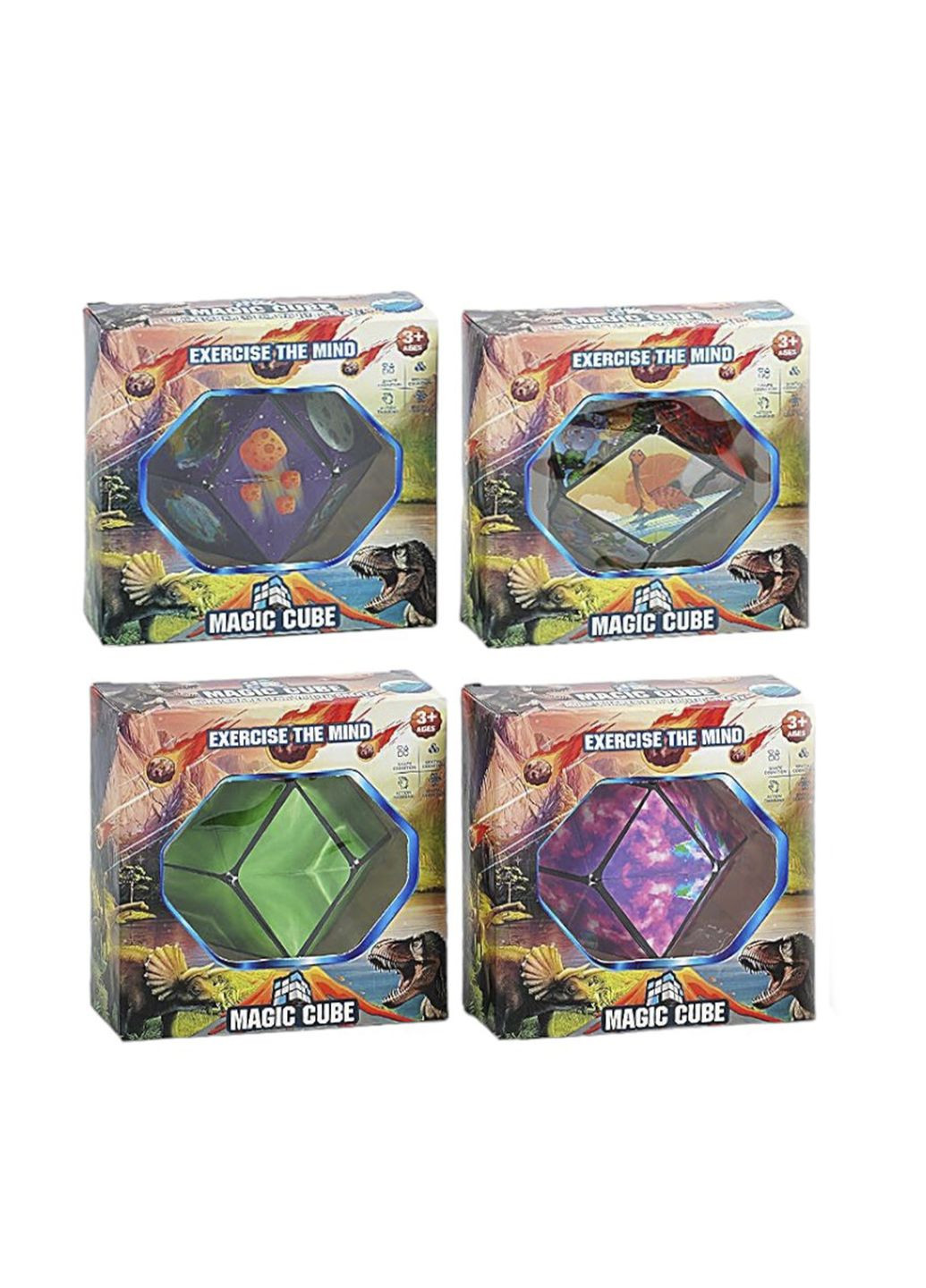 Логічна гра 3D-кубик колір різнокольоровий ЦБ-00254865 No Brand (296622278)