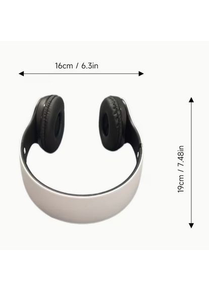 Стильні бездротові складні навушники з роз'ємом 3.5 мм P-47W No Brand (372024657)