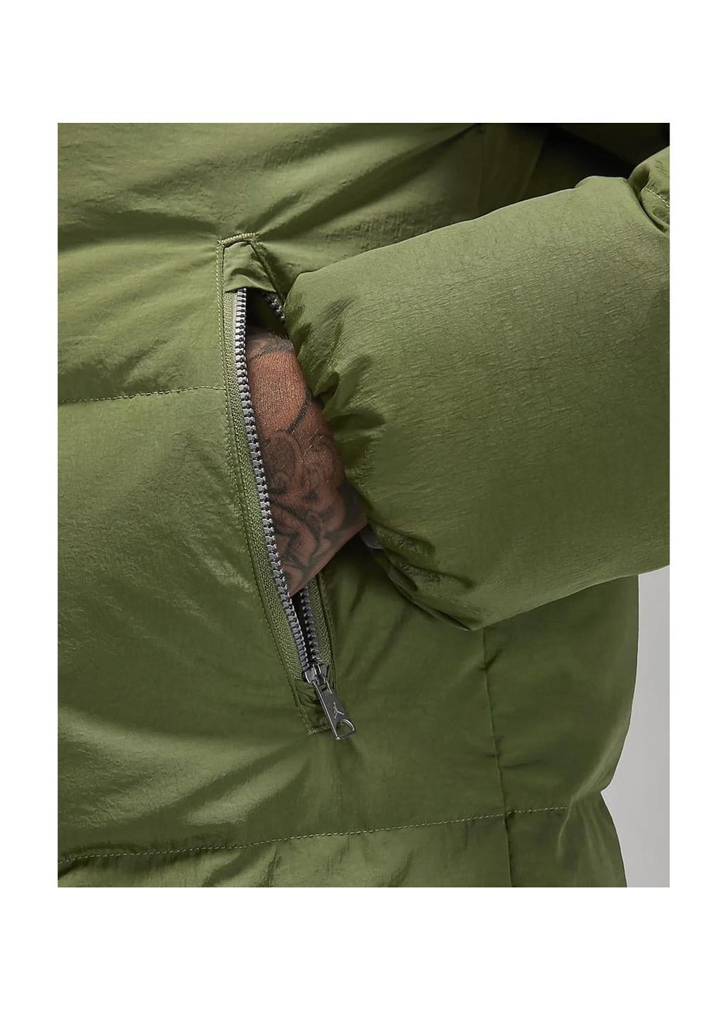 Зелена зимня куртка чоловіча ess stmt down parka (fb7313-340) Jordan