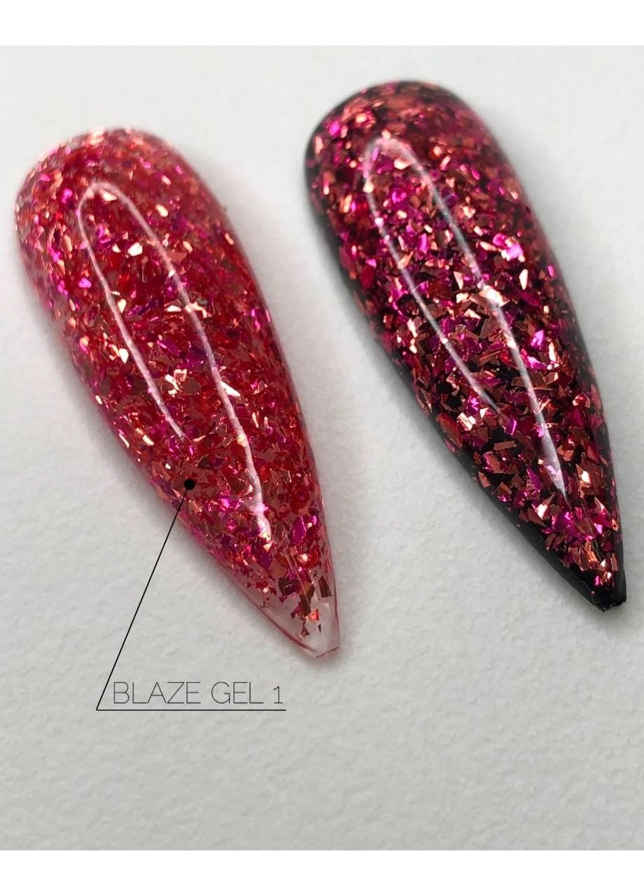 Гель-лак Blaze Gel №01 з поталлю 8 мл Crooz (387878774)