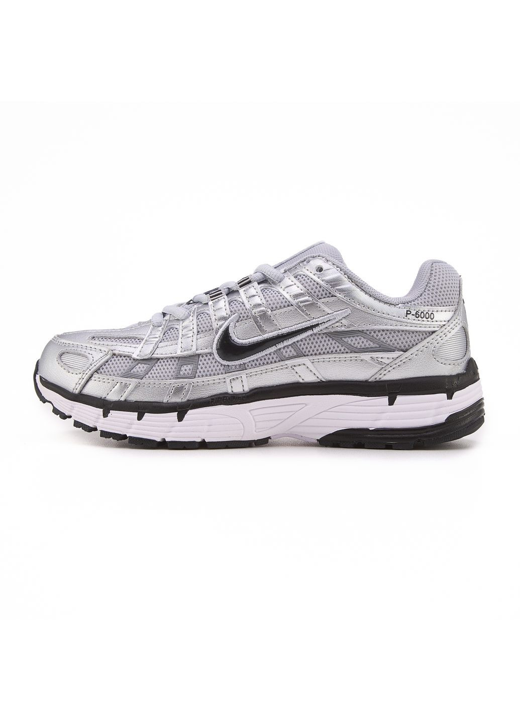 КРОССОВКИ ЖЕНСКИЕ NIKE P6000 WHITE SILVER НАЙК П-6000 No Brand белые демисезоны (367177656)