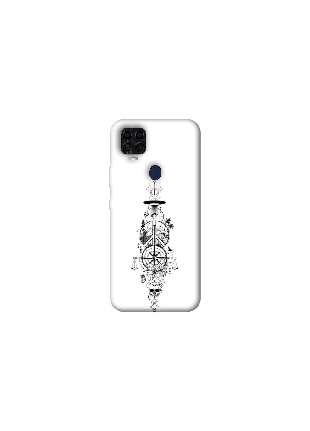 Чехол на ZTE Blade v2020 Tattoo ver.7 Frontalka (393373103)