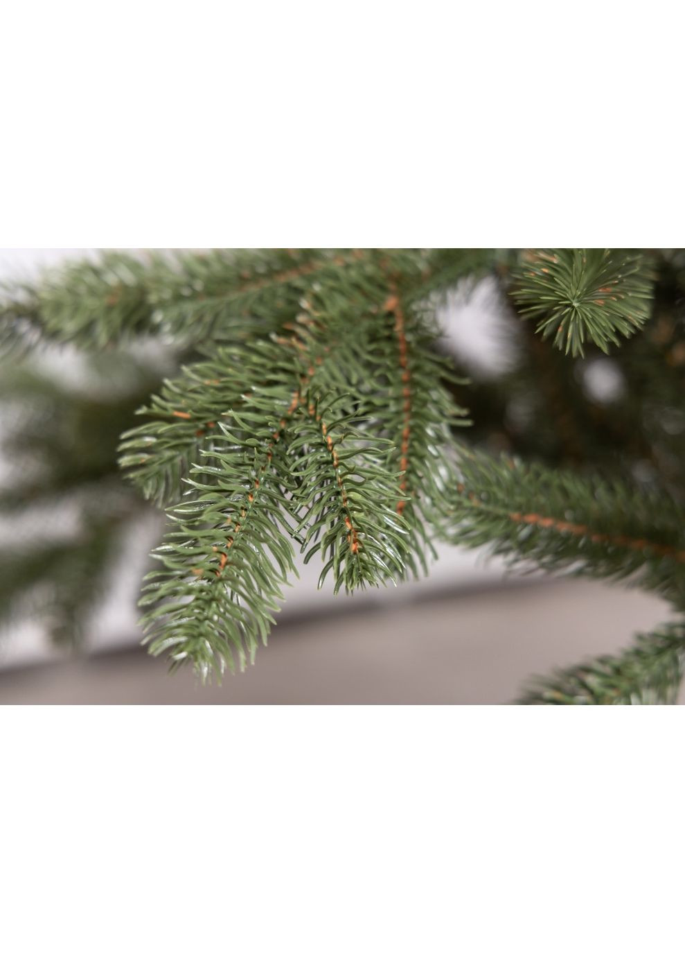 Штучна ялинка Лита комбінована 3 м Різдвяна ялинка Пишна реалістична ялинка Пластмакс (372838135)