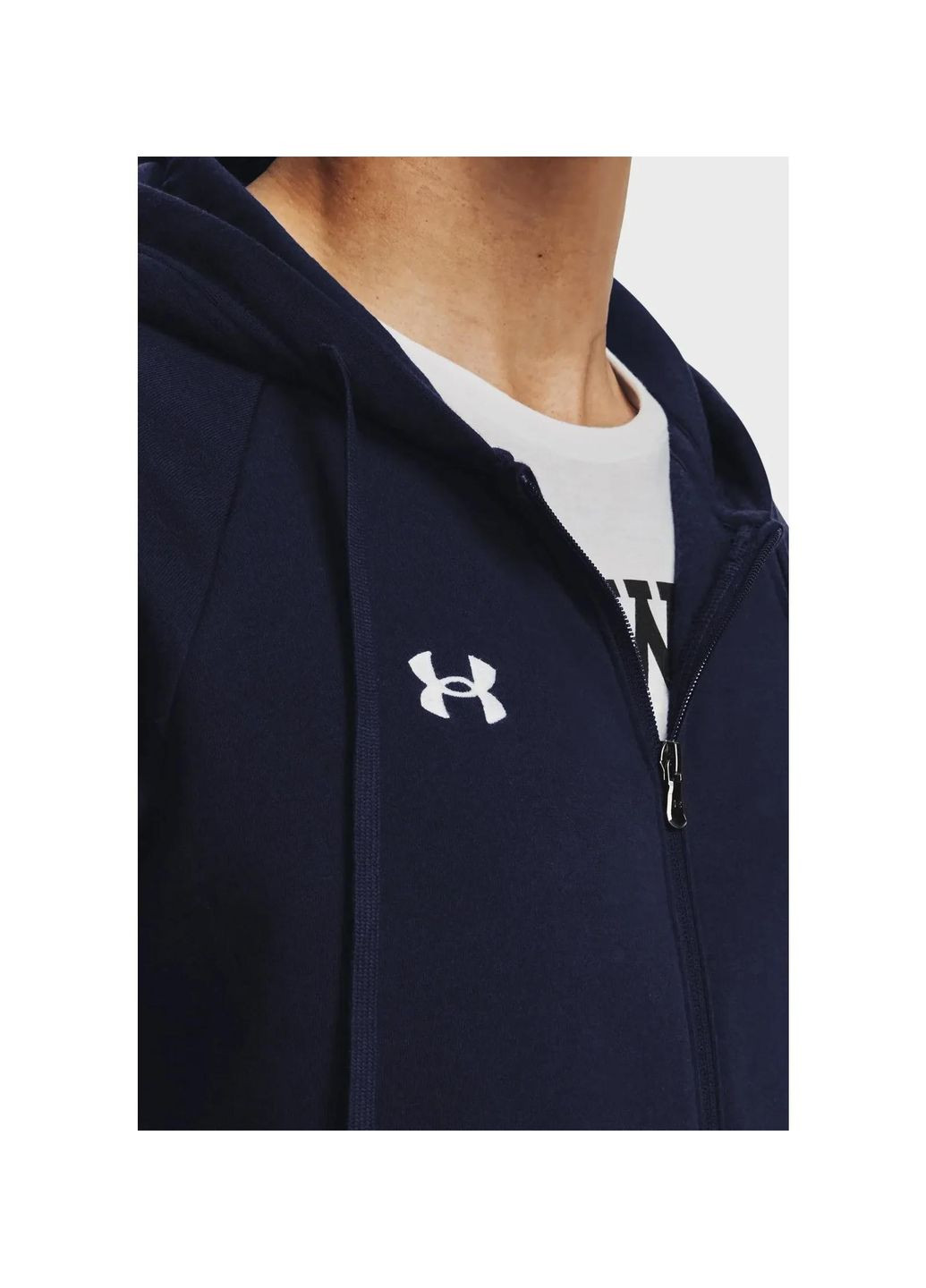 Кофта мужская Rival Fleece Fz Blue (1379767-410) Under Armour (370780330)
