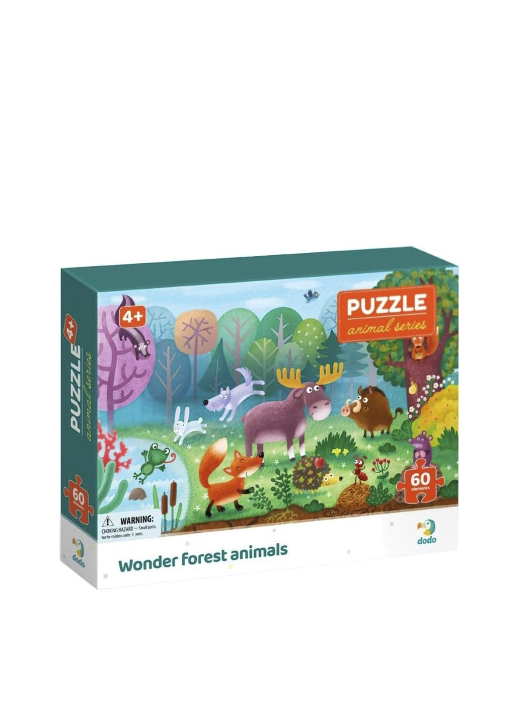 Пазл Чудо-звери в лесу, 60 элементов цвет разноцветный ЦБ-00286039 Dodo (362617509)