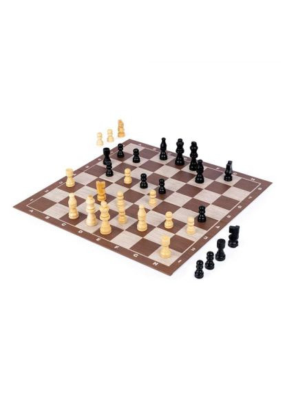 Настільна гра Шахи (дерев’яні фігури) (SM98367/6065339) Spin Master Шахи (деревяні фігури) (368564079)