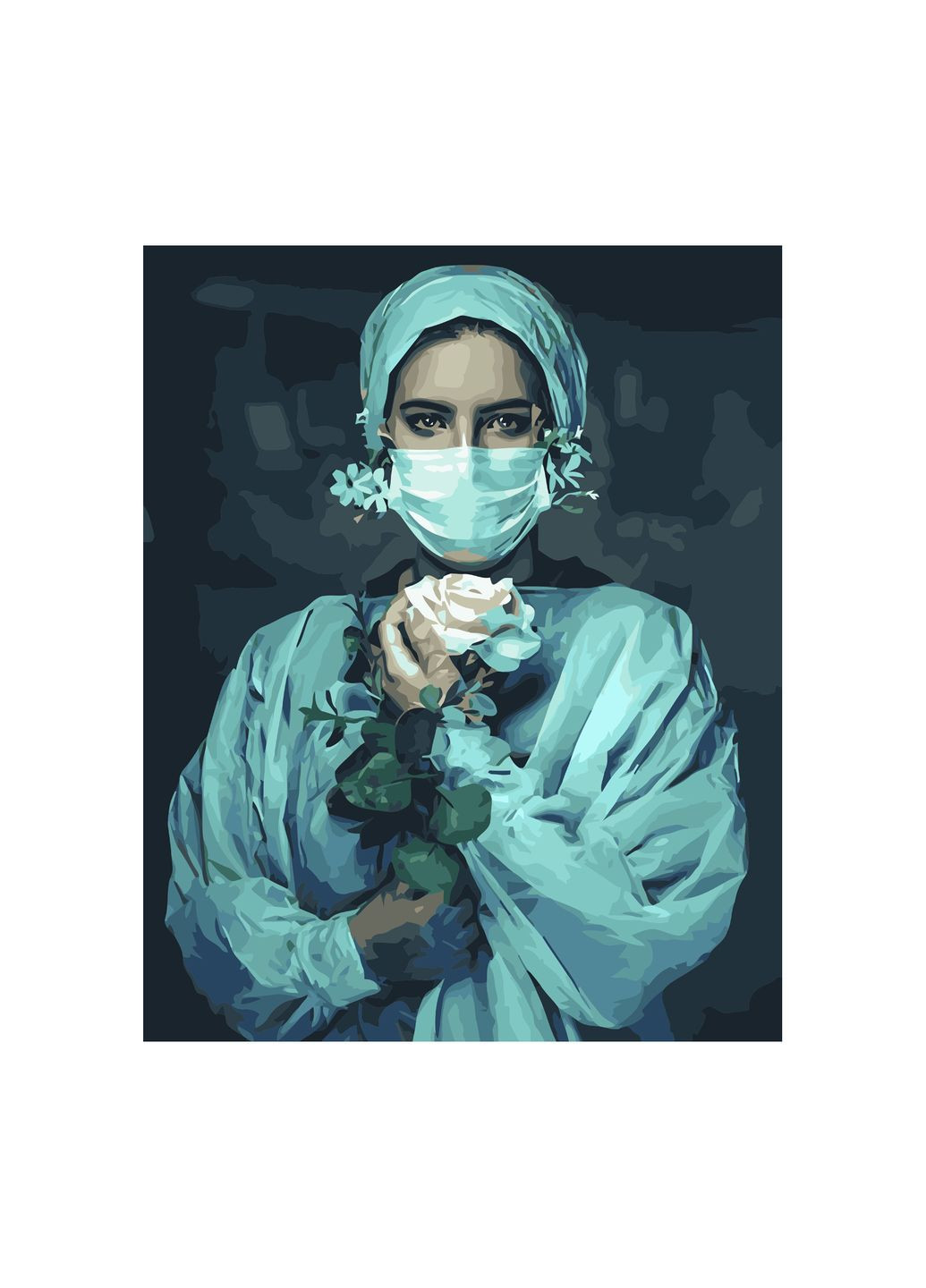 Картина по номерам Доктор см для детей творческий набор для рисования Strateg (369758847)