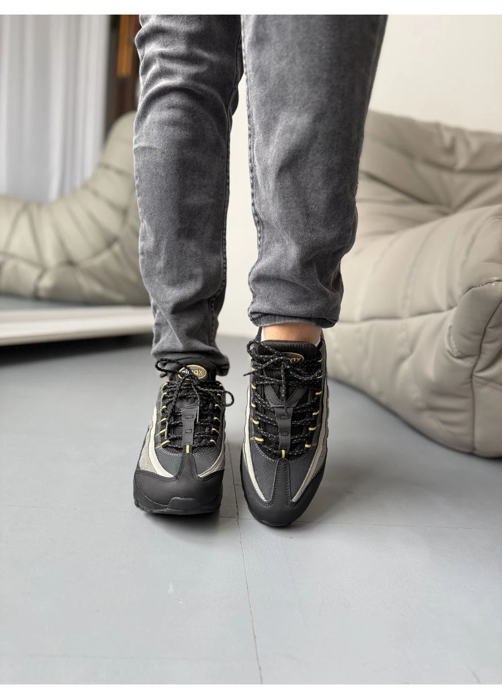 Цветные демисезонные кроссовки мужские nike air max 95 og big bubble найк аир макс 95 No Brand