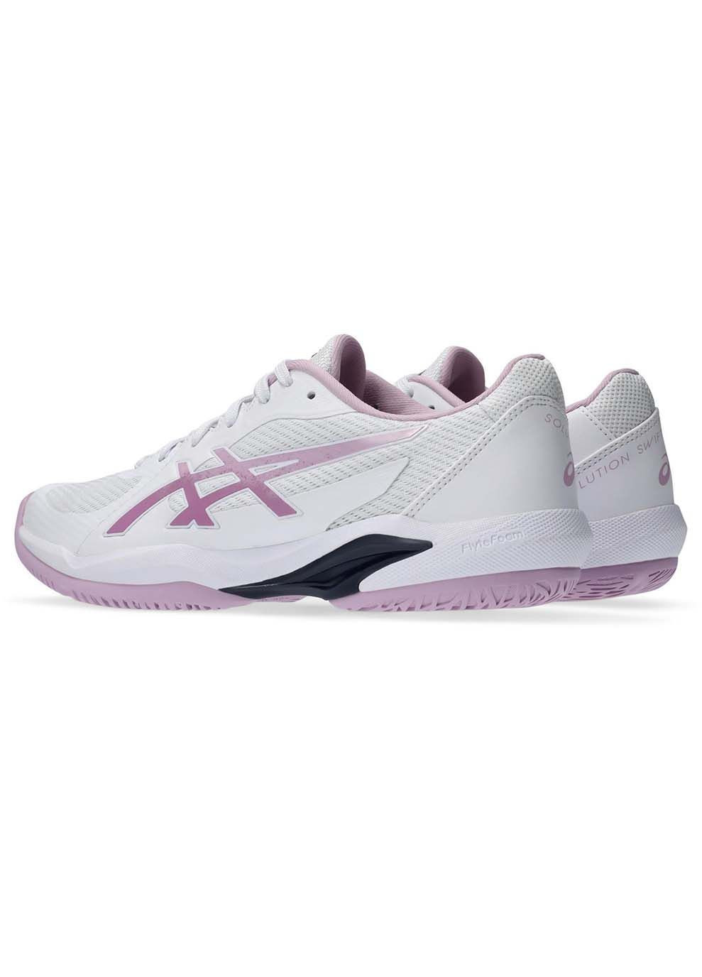 Женские Кроссовки SOLUTION SWIFT FF 2 White/Ube Asics комбинированные демисезоны (367589909)