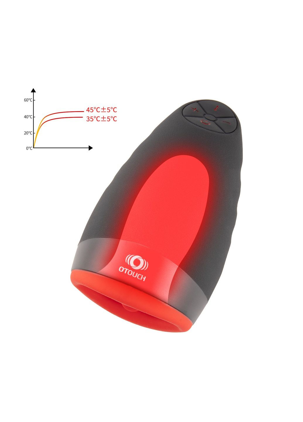 Премиальный мастурбатор CHIVEN 2, вибрирующий язычок, 6 режимов работы, подогрев Otouch (315149348)