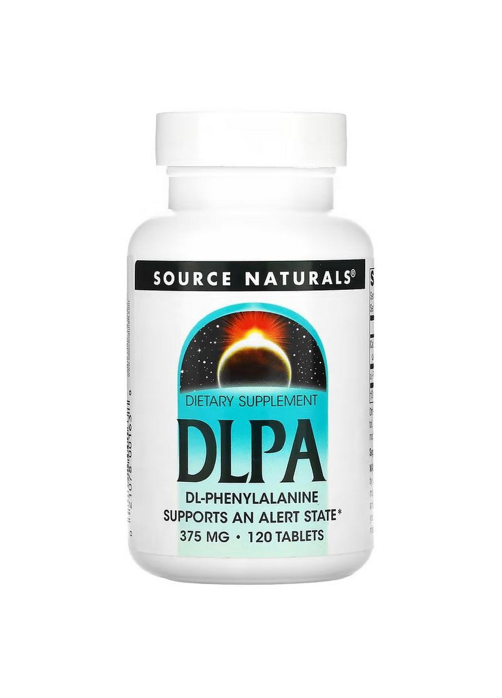 Амінокислота DLPA 375 mg, 120 таблеток Source Naturals (293482312)